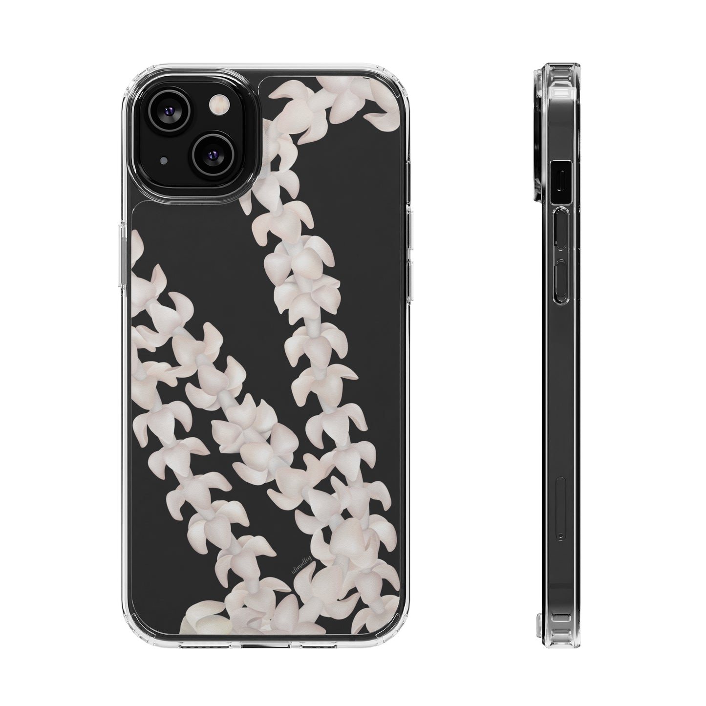 Puakenikeni Lei Blushing CLEAR Case