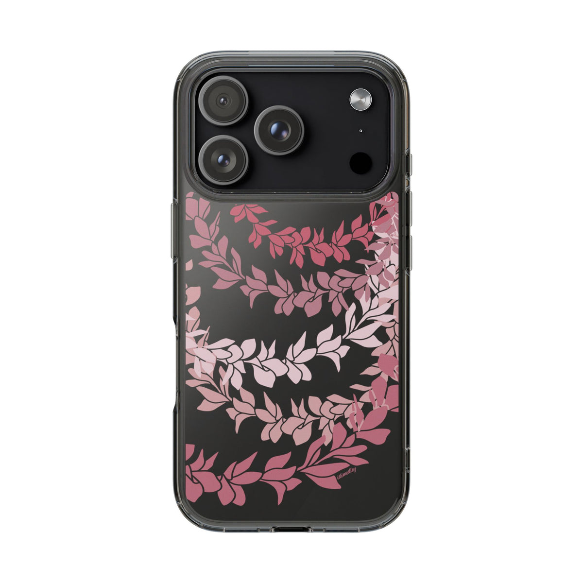 Plumeria Lei in Color Me Pinks CLEAR Case
