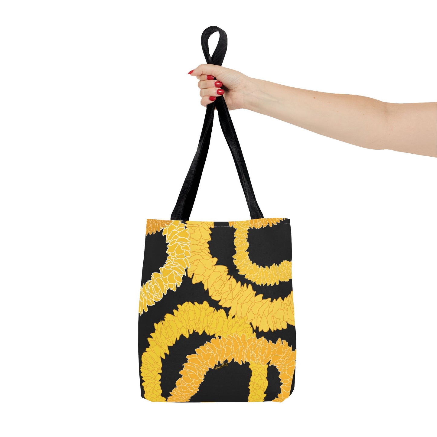 Tote Bag- Ilima Lei (Black)