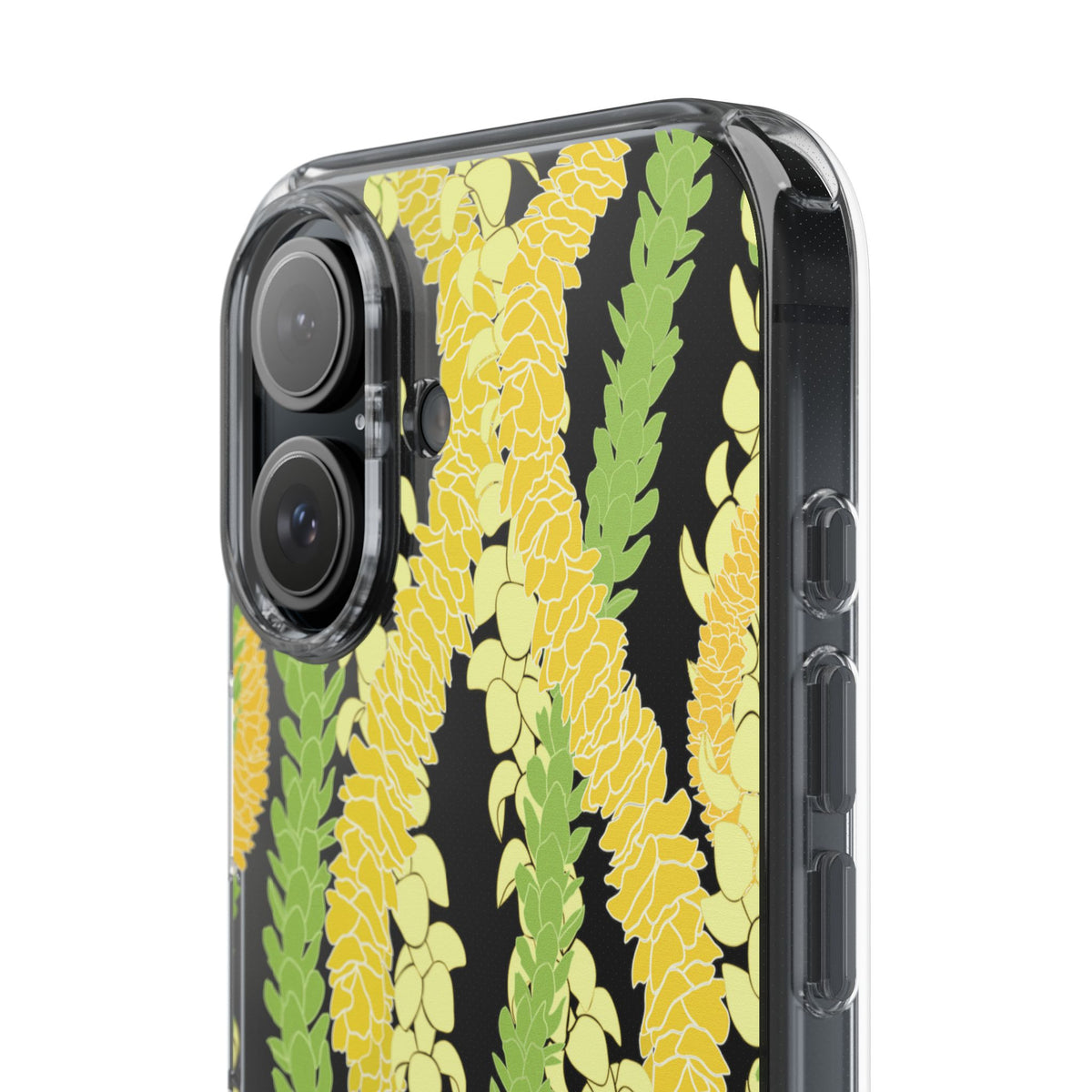 Triple Strand Ilima, Pakalana and Puakenikeni Lei CLEAR Case