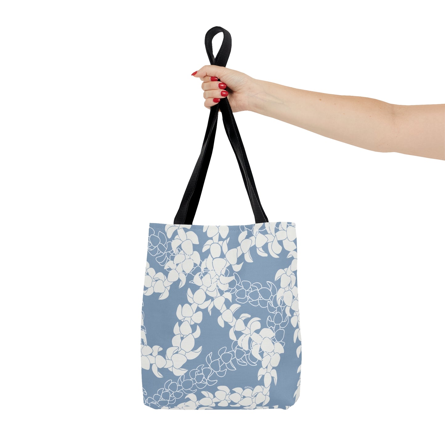 Tote Bag- Puakenikeni Lei (Blu-ish)