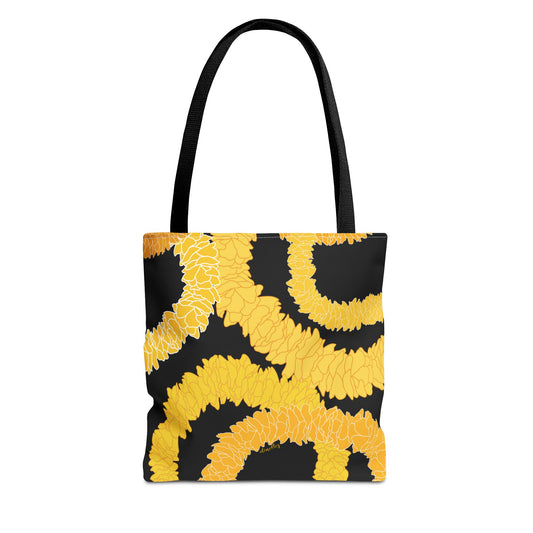 Tote Bag- Ilima Lei (Black)