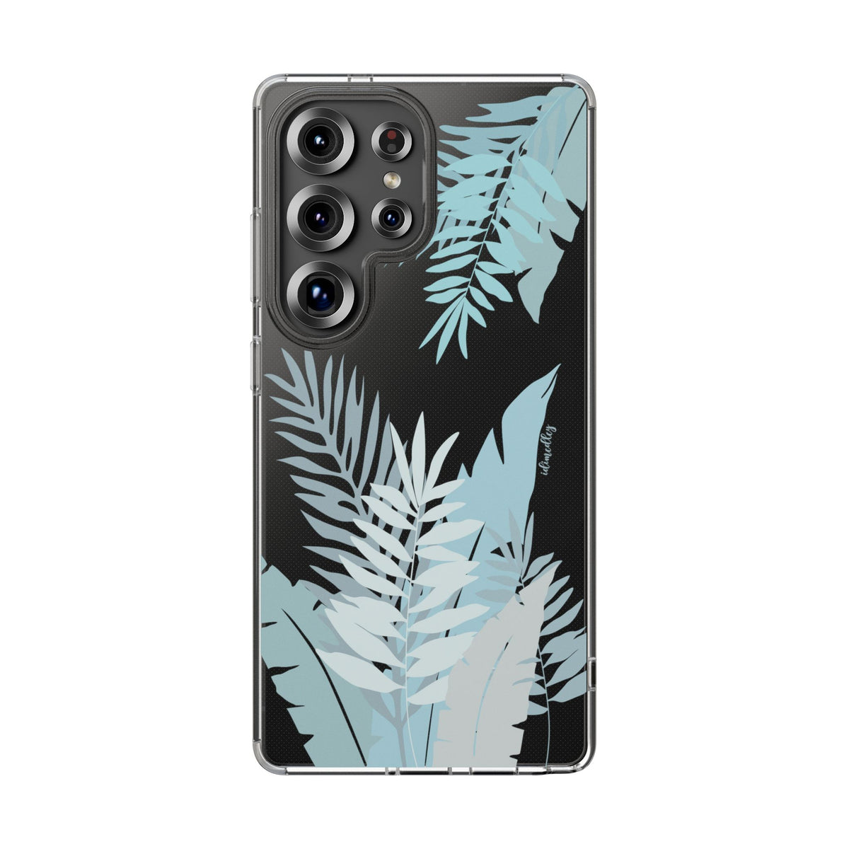 Whispering Leaves (Blue) CLEAR Case