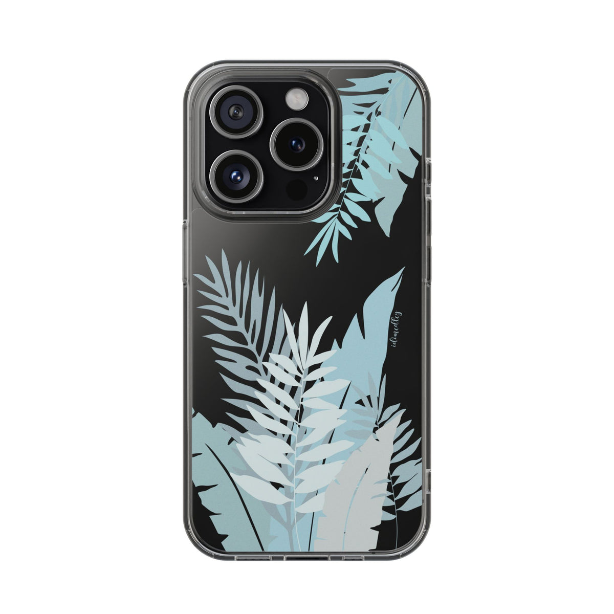 Whispering Leaves (Blue) CLEAR Case