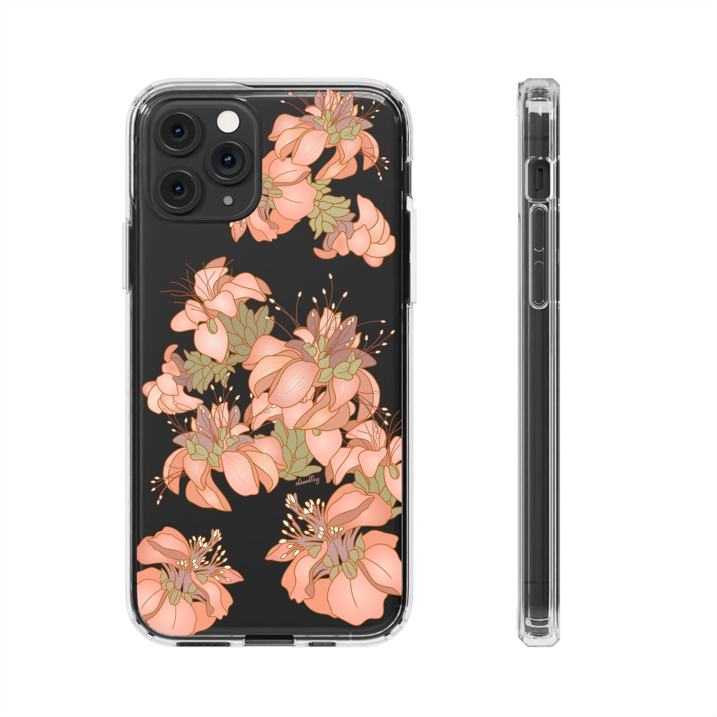 Wili Wili Flowers CLEAR Case