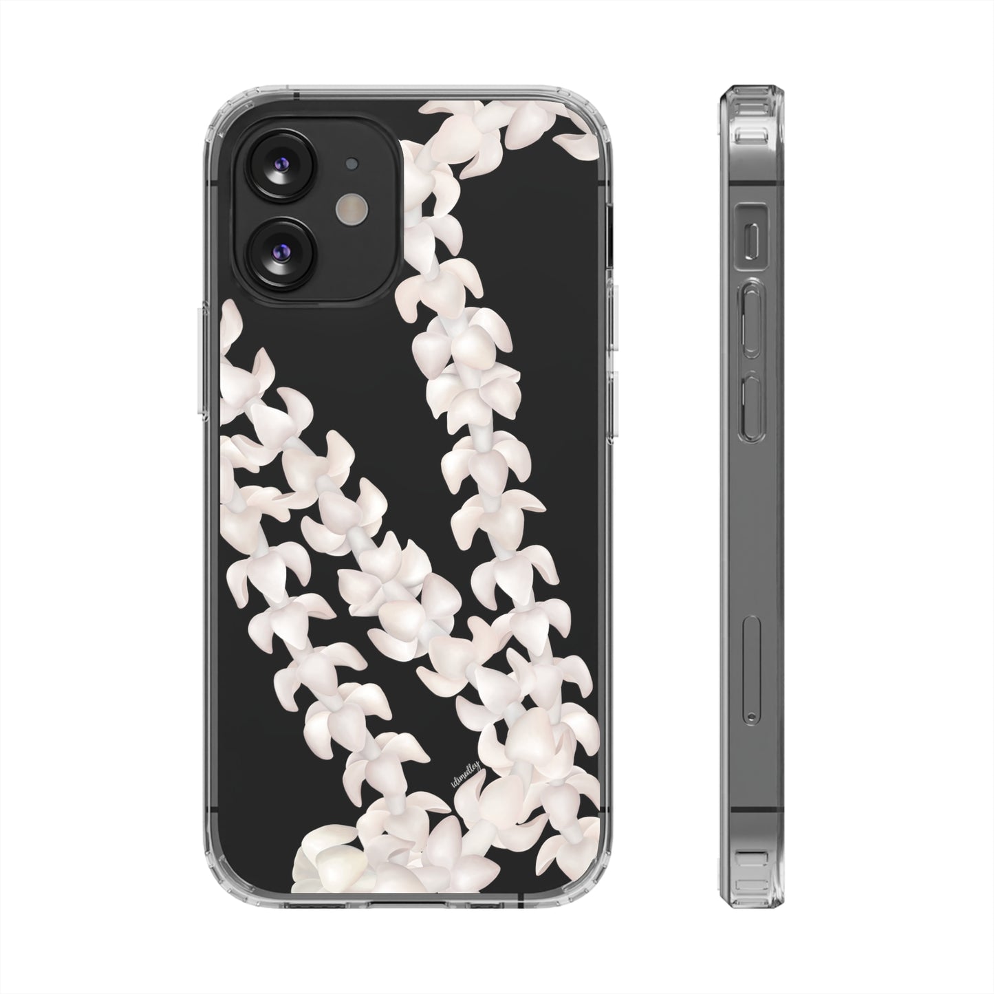 Puakenikeni Lei Blushing CLEAR Case