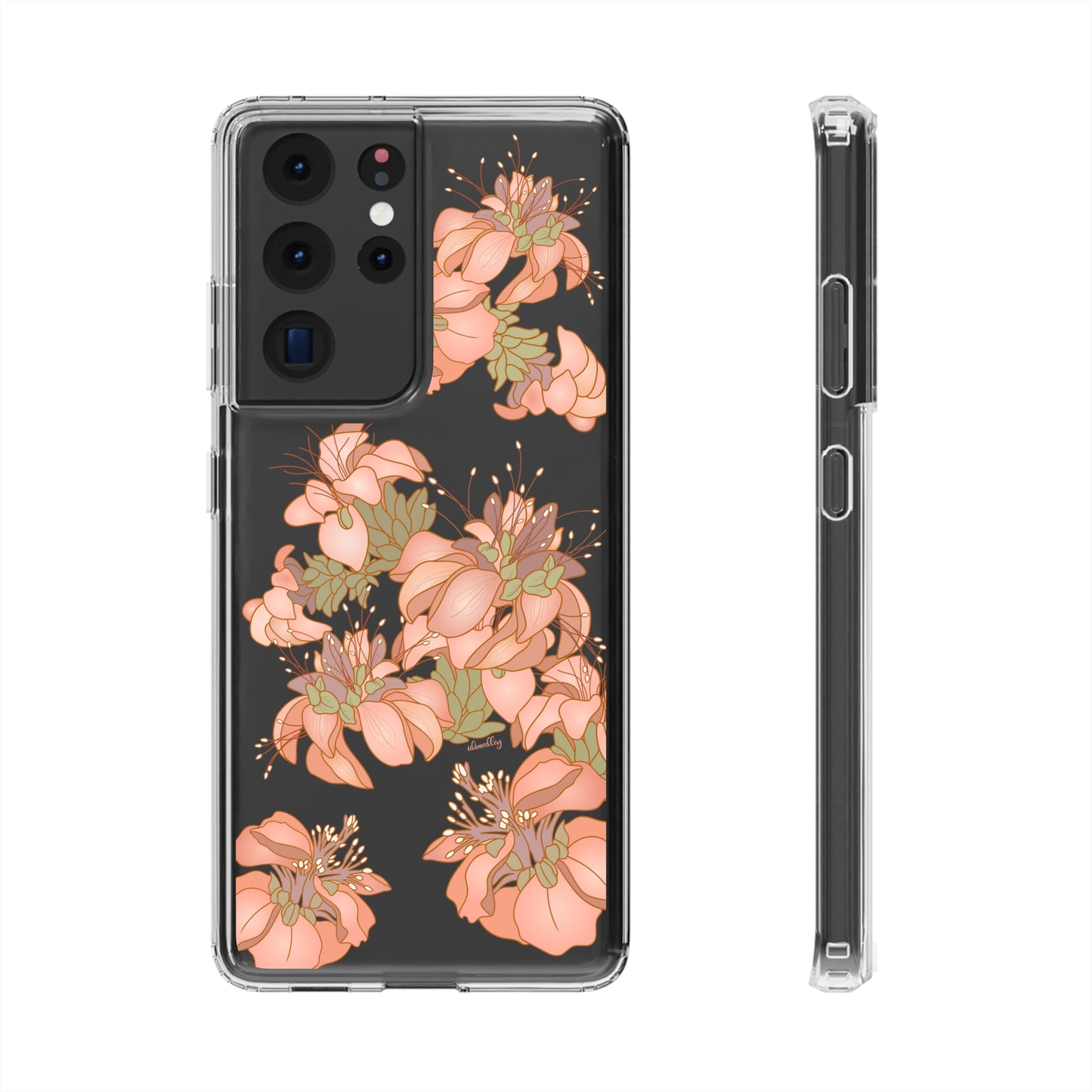 Wili Wili Flowers CLEAR Case