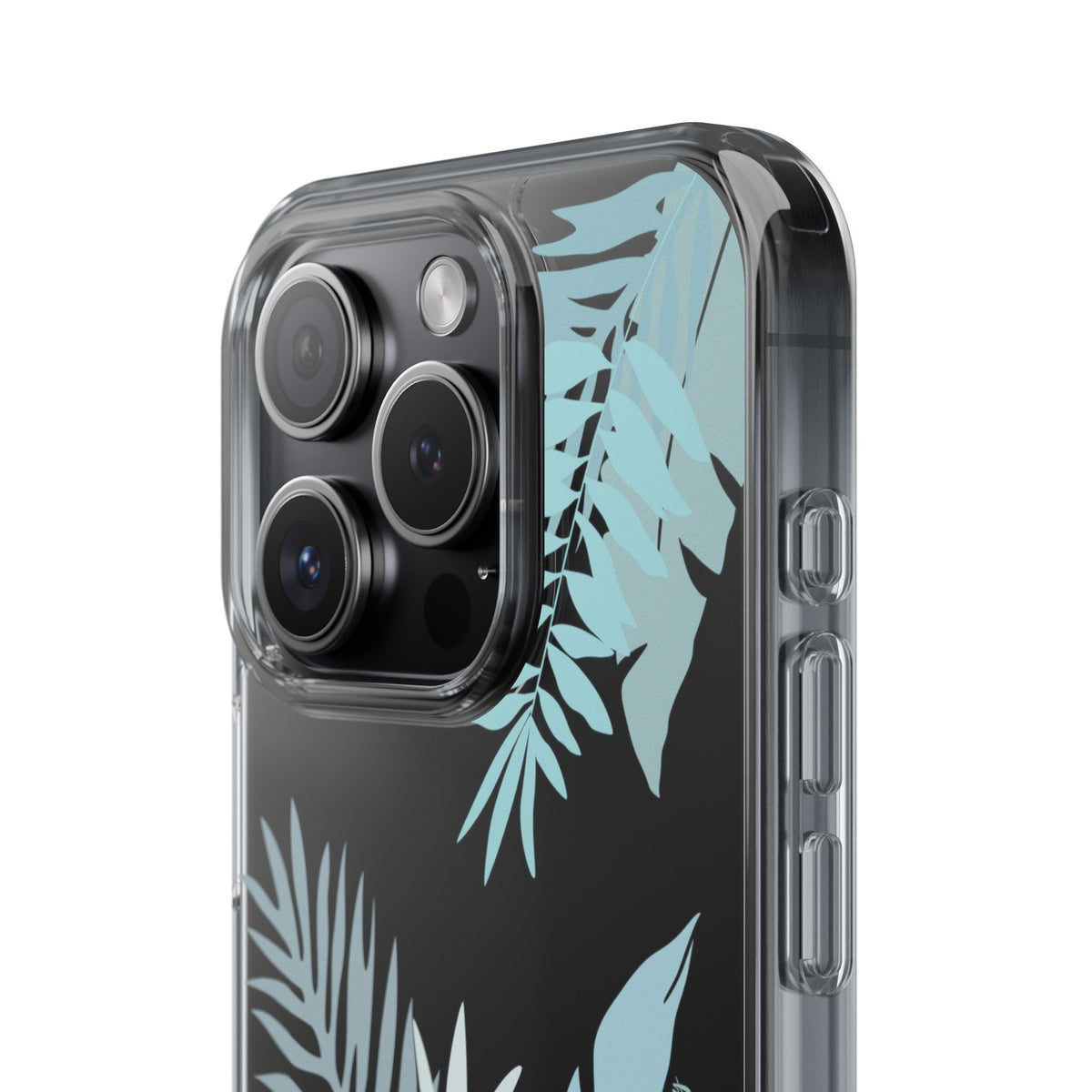 Whispering Leaves (Blue) CLEAR Case