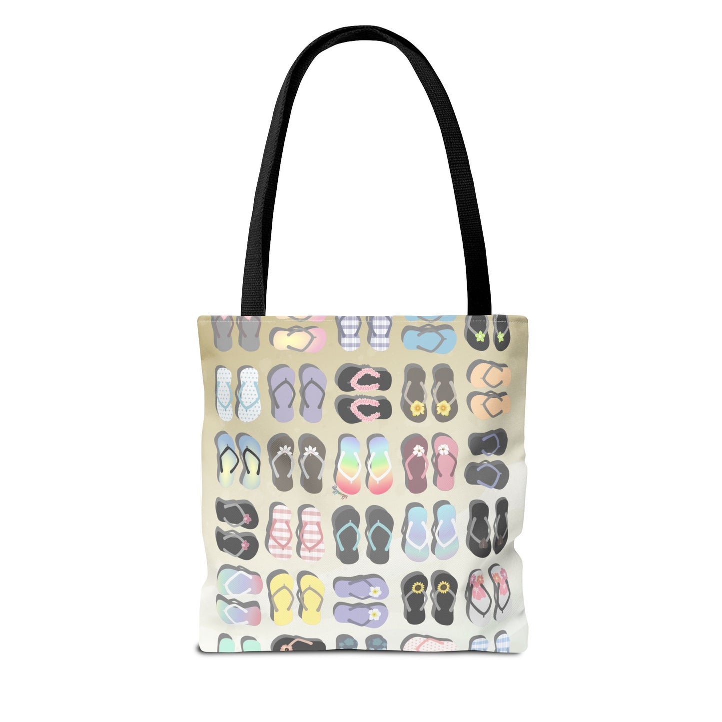 Tote bag- Sandy Pua Toes in my Rubbah Slippahs