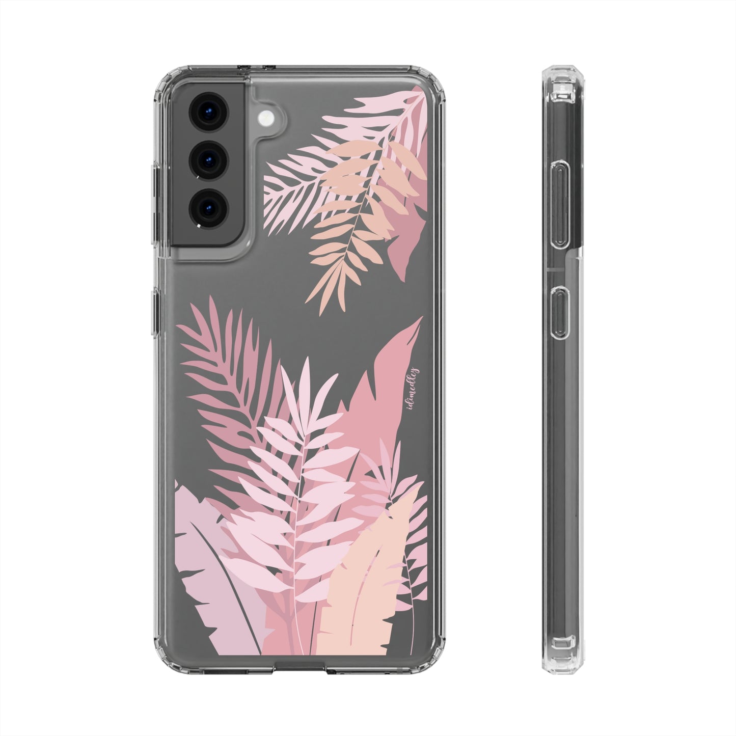 Whispering Leaves (Pink) CLEAR Case