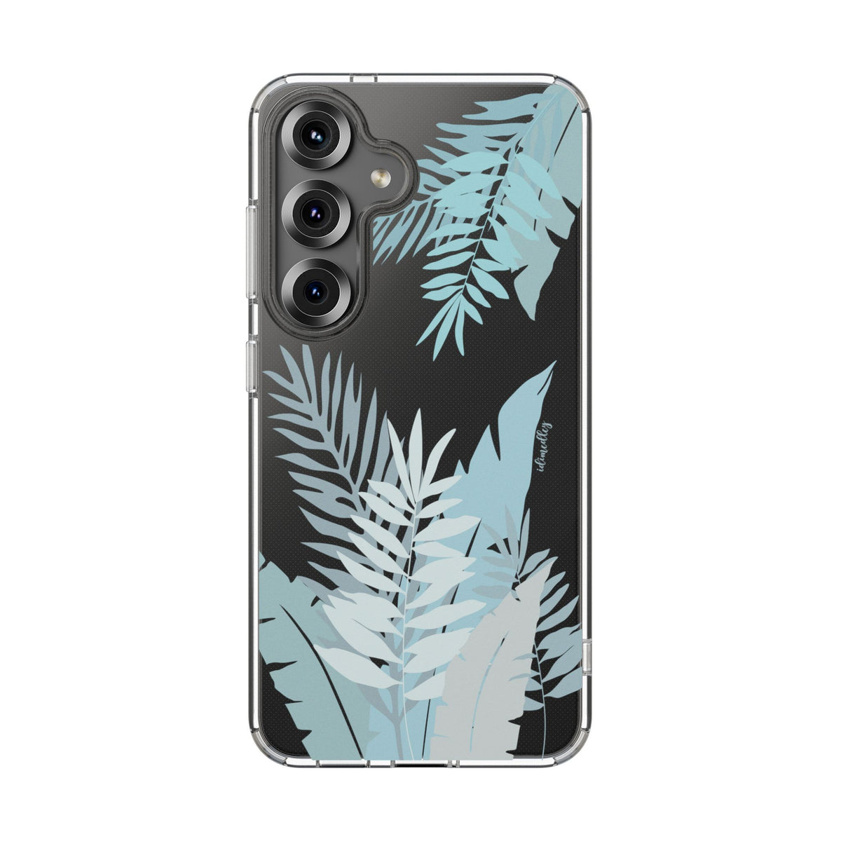 Whispering Leaves (Blue) CLEAR Case