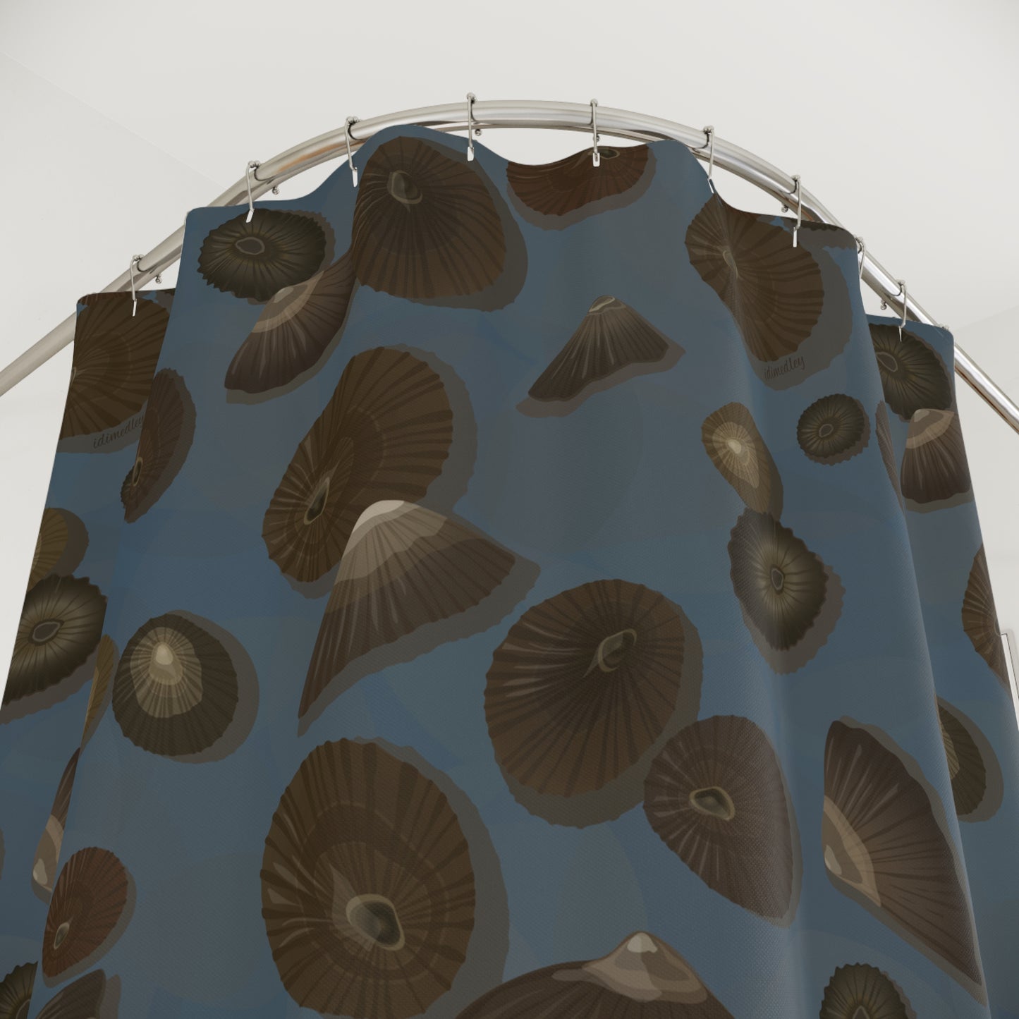 Shower Curtain- Lil Opihi Blue