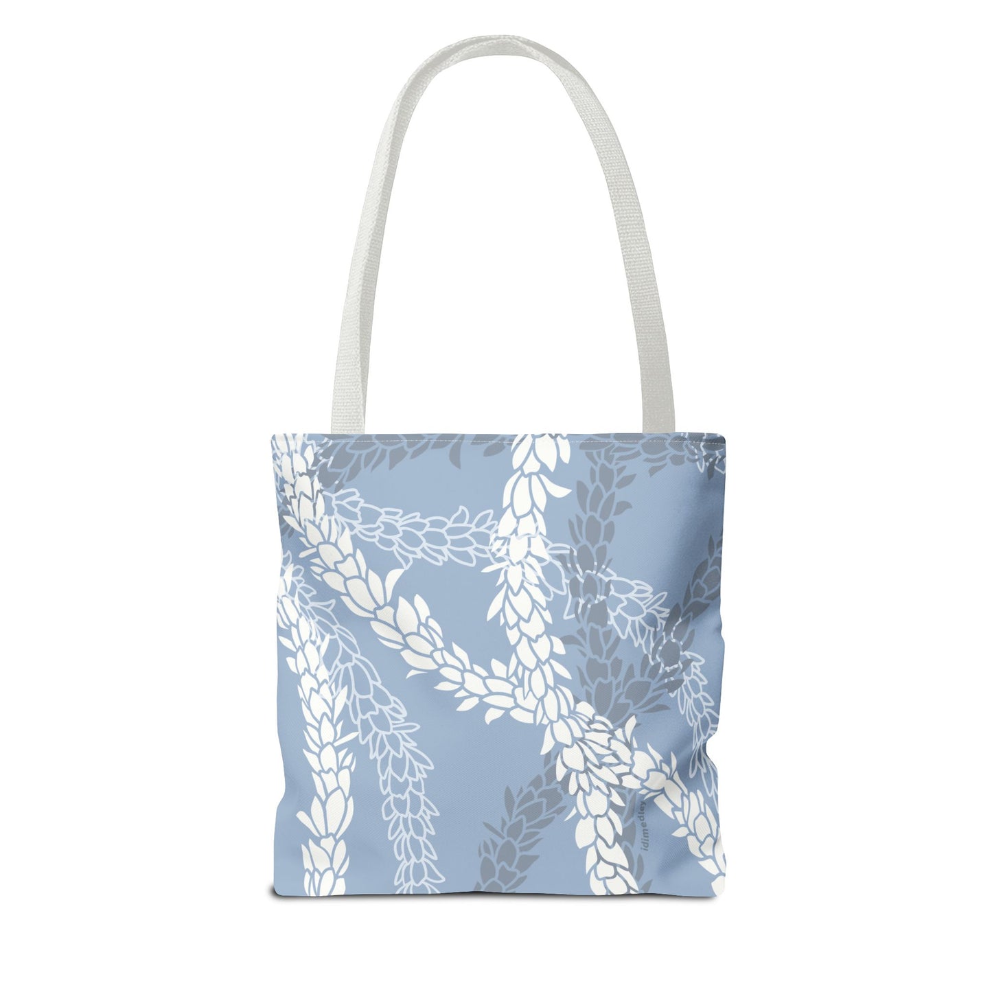 Tote bag- Pikake Wishes (Cyan Blue)