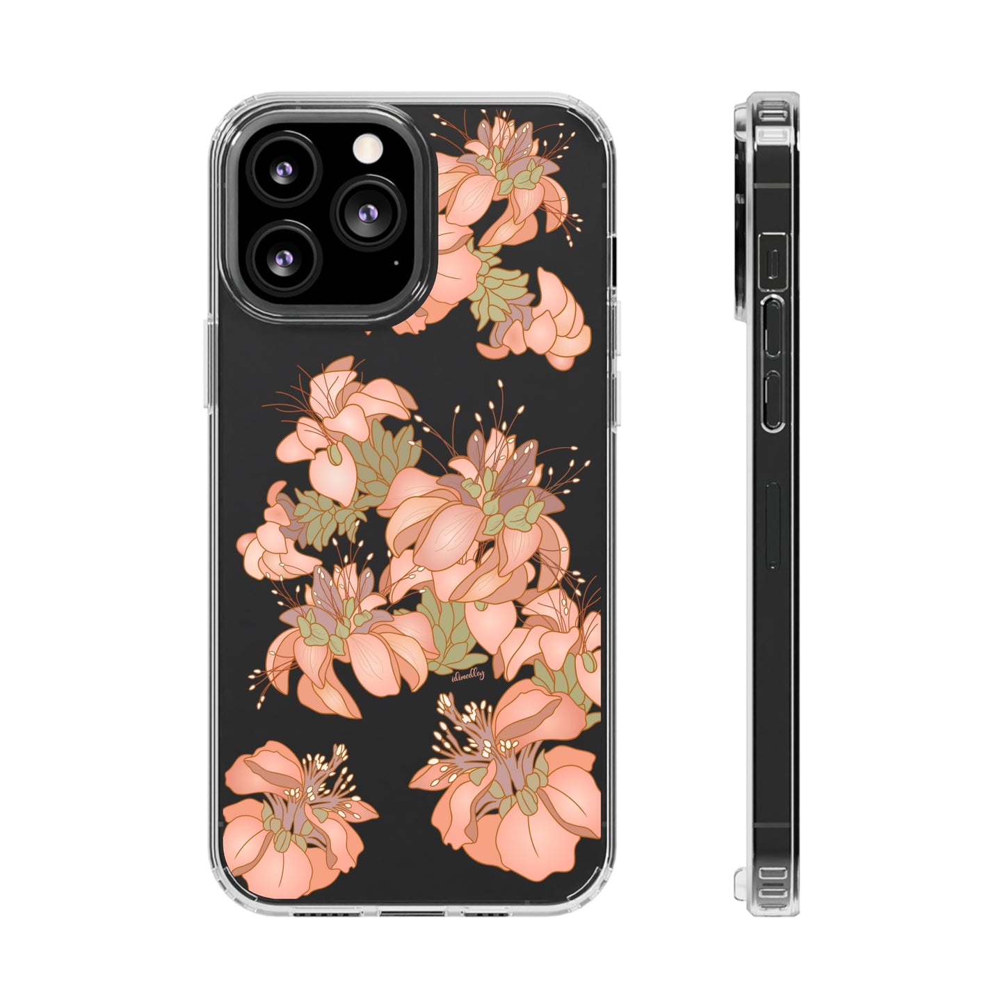 Wili Wili Flowers CLEAR Case