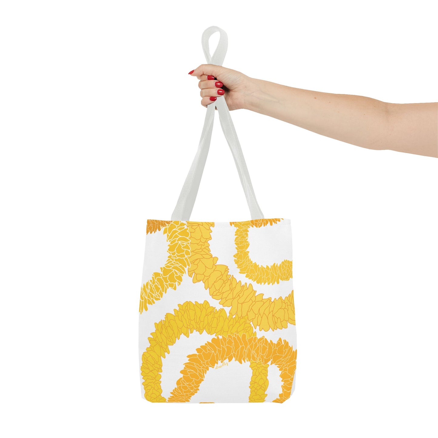 Tote Bag- Ilima Lei (White)