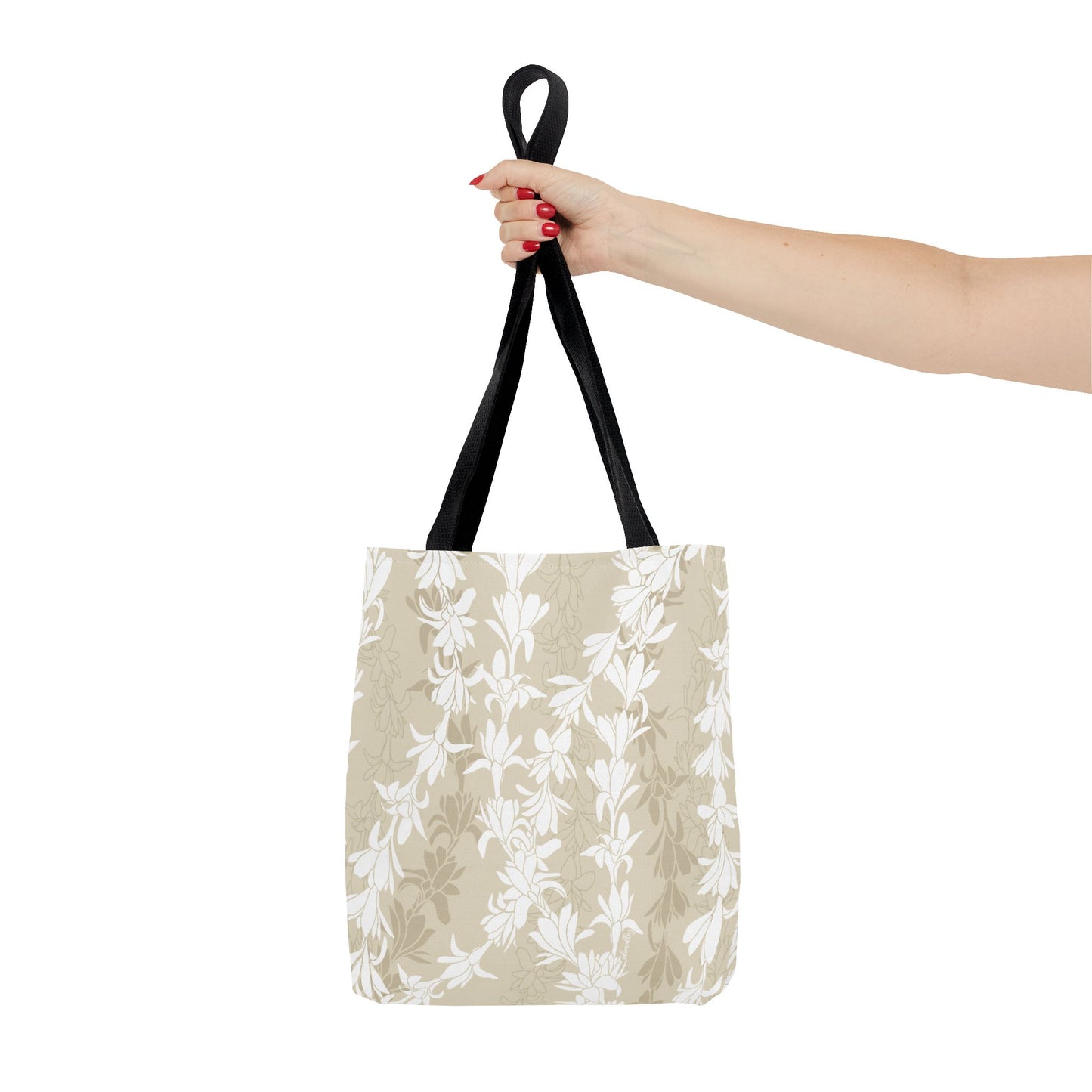 Tote bag- Tuberoses for Nohea (Sand)