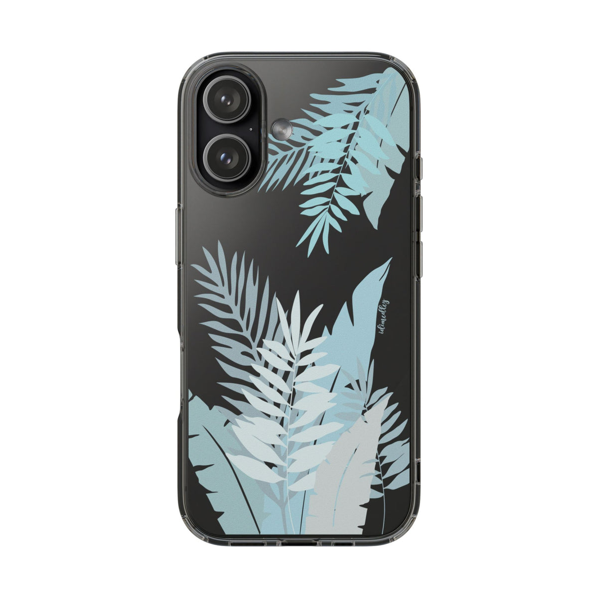 Whispering Leaves (Blue) CLEAR Case