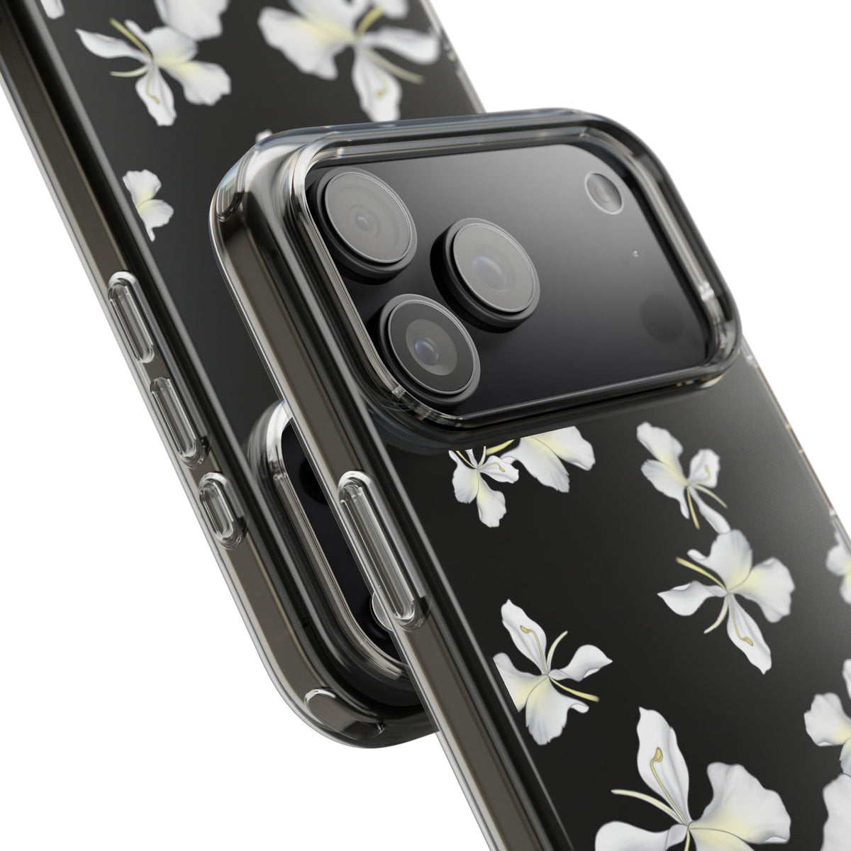 Awapuhi Butterfly Ginger Falling Flowers CLEAR Case