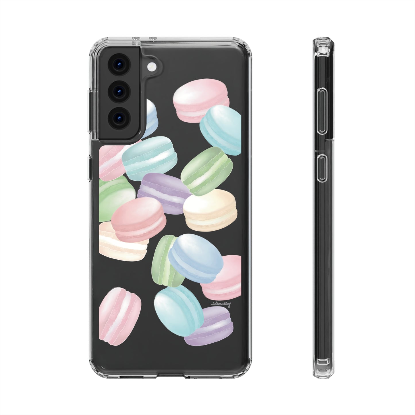 Macaron Rainbows CLEAR Case