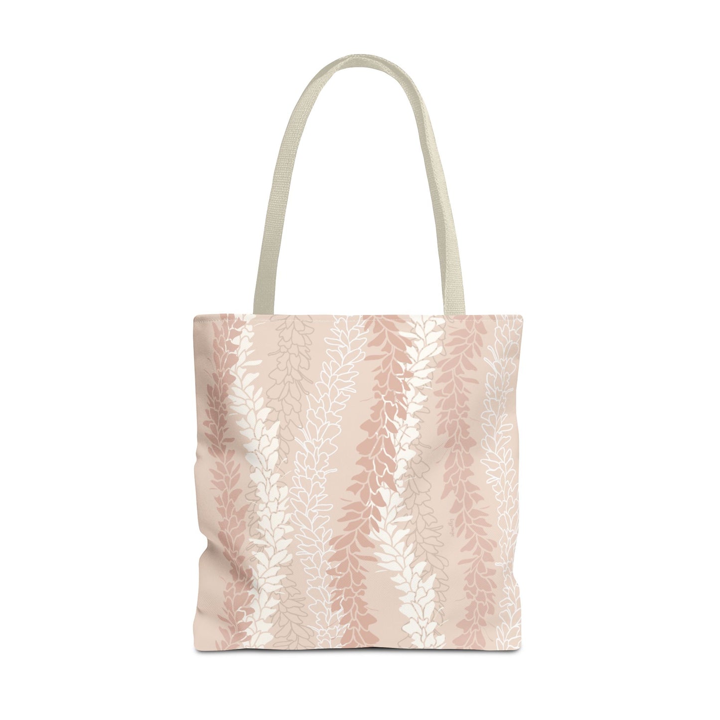 Tote bag- White Ginger Kisses in Peach