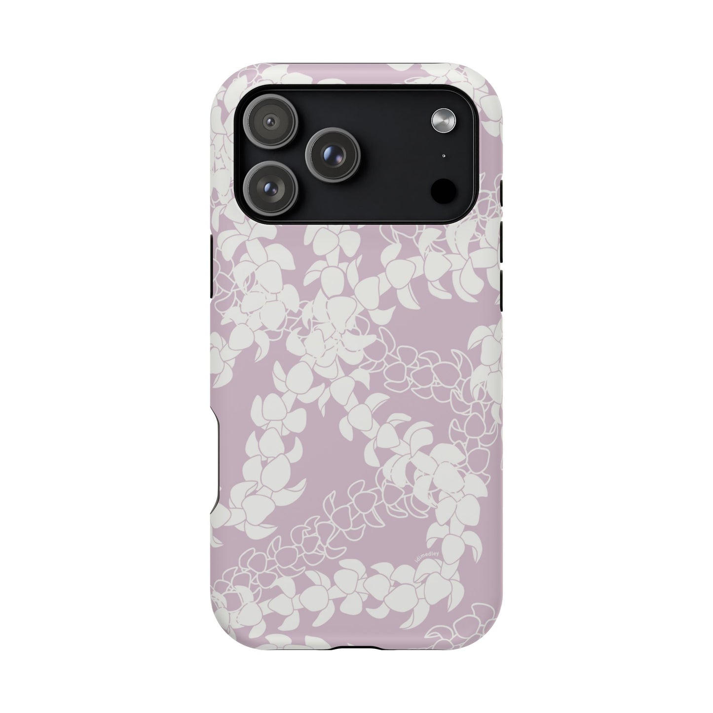 Puakenikeni Curvilinear Lei (Pinky Periwinkle), MAGSAFE