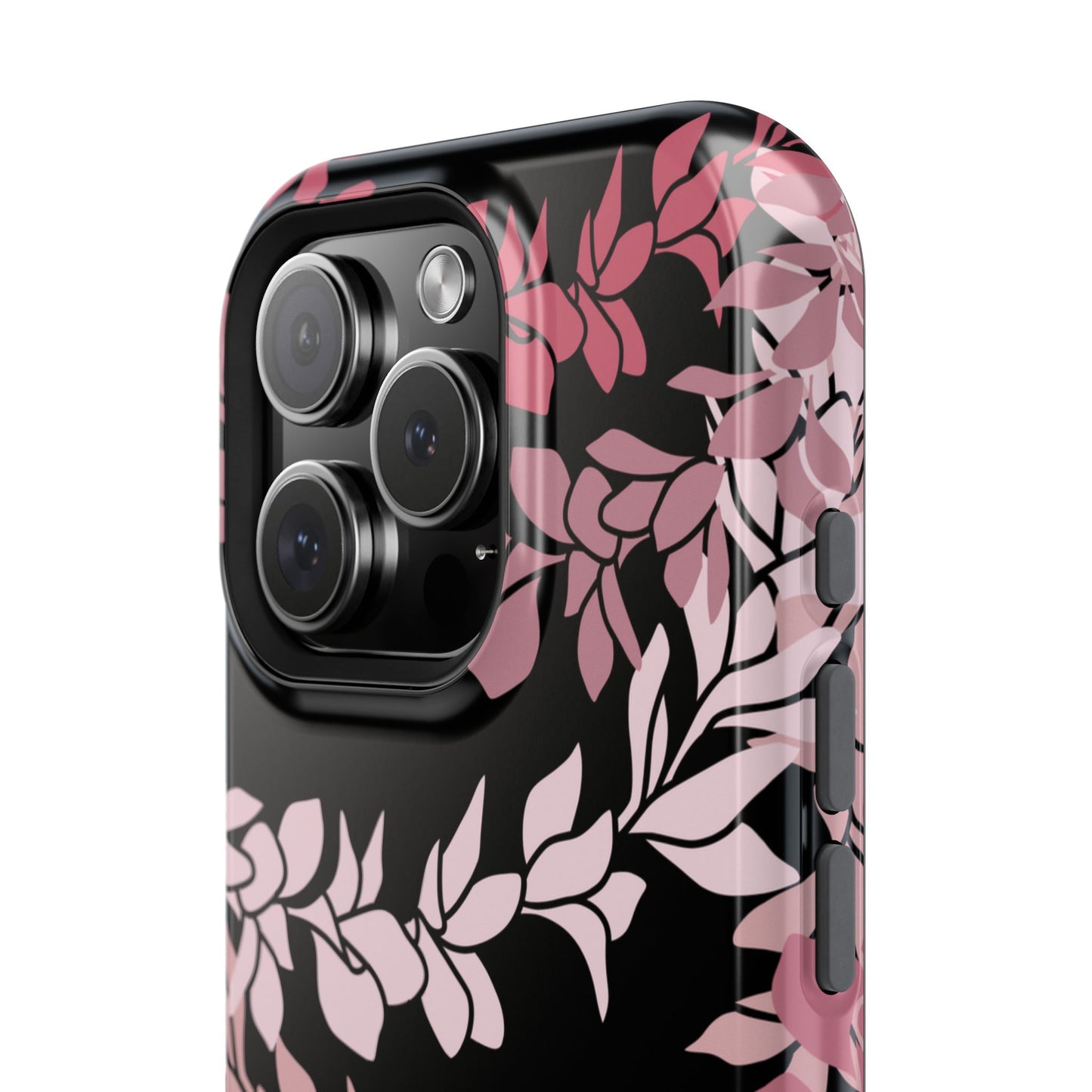 Plumeria Leis in Color Me Pinks (Black)