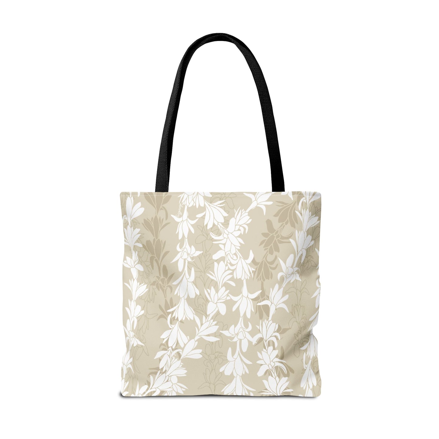 Tote bag- Tuberoses for Nohea (Sand)