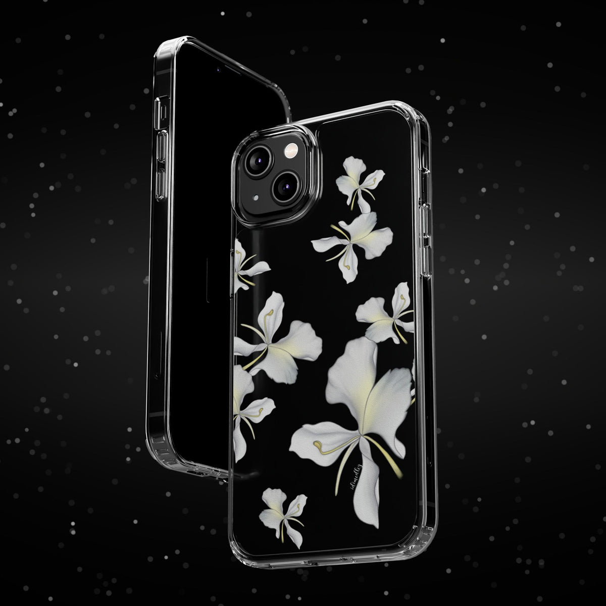 Awapuhi Butterfly Ginger Falling Flowers CLEAR Case