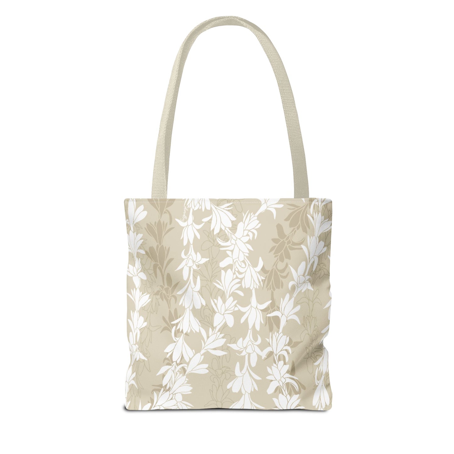 Tote bag- Tuberoses for Nohea (Sand)