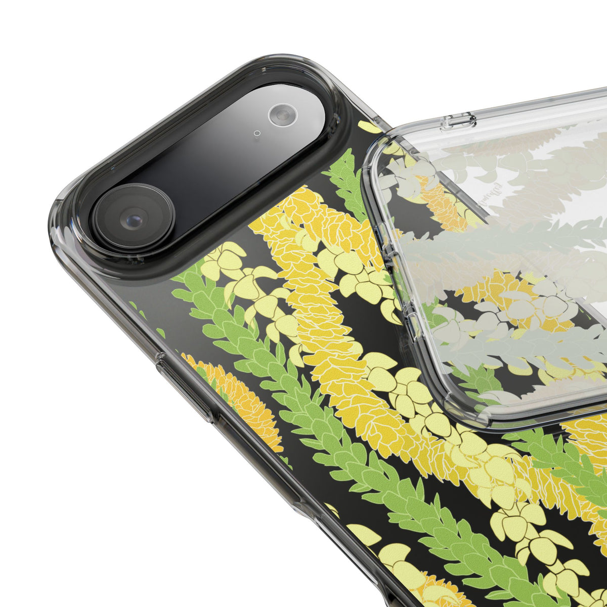 Triple Strand Ilima, Pakalana and Puakenikeni Lei CLEAR Case