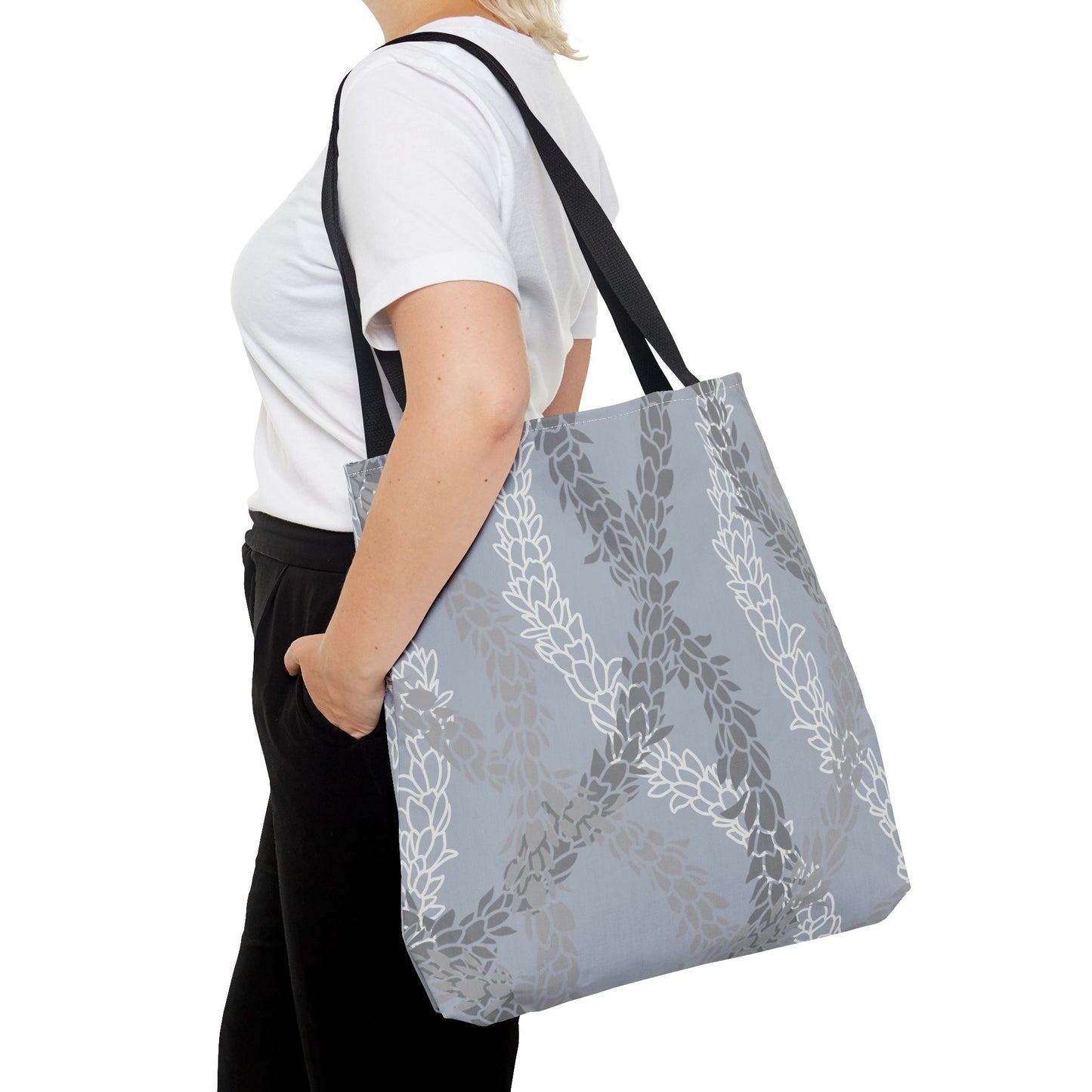 Tote bag- Pikake Wishes (Gray)