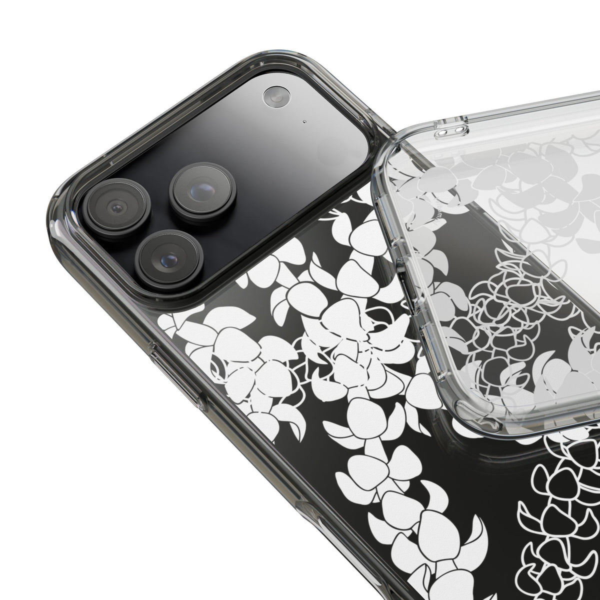 Puakenikeni Curvilinear Lei CLEAR Case