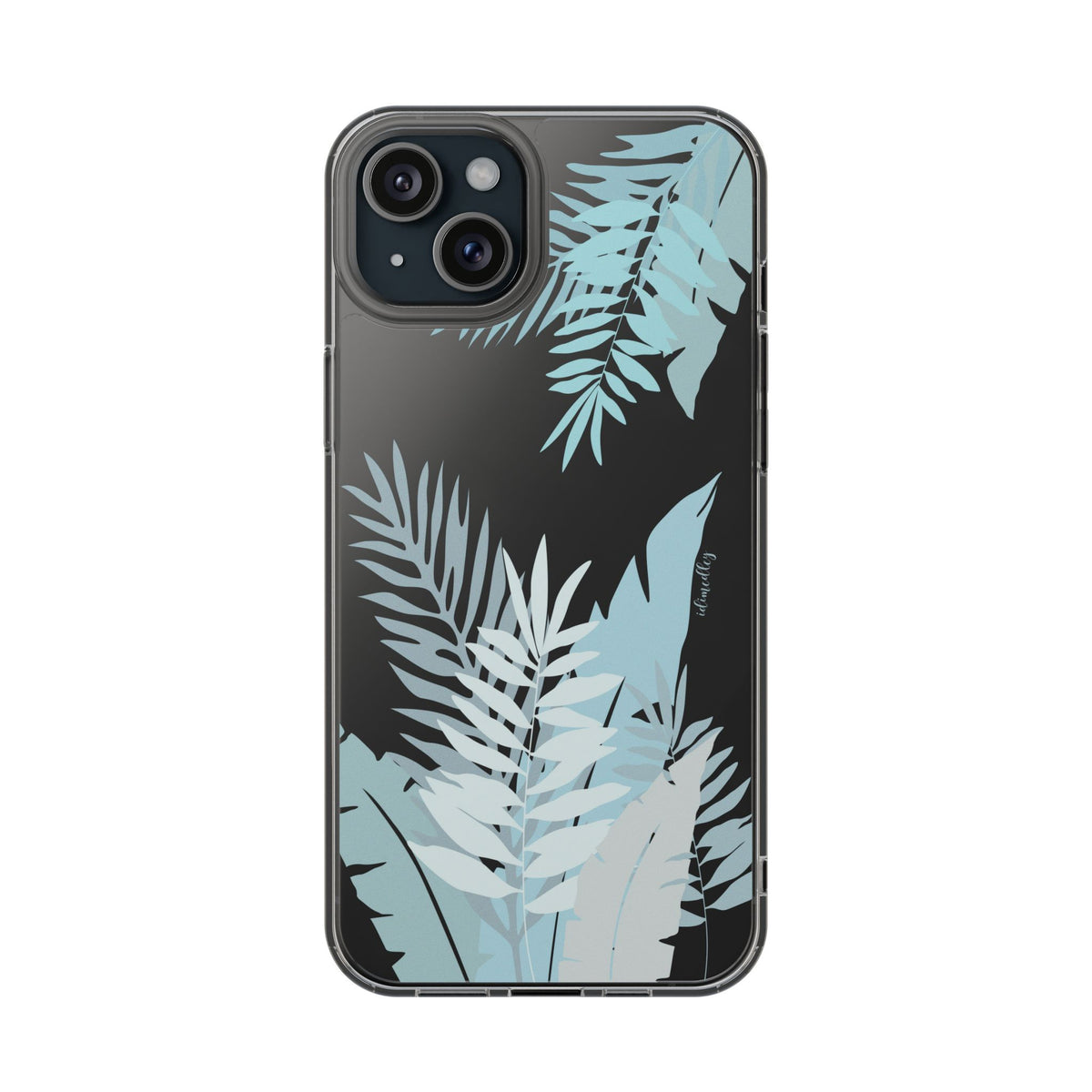 Whispering Leaves (Blue) CLEAR Case