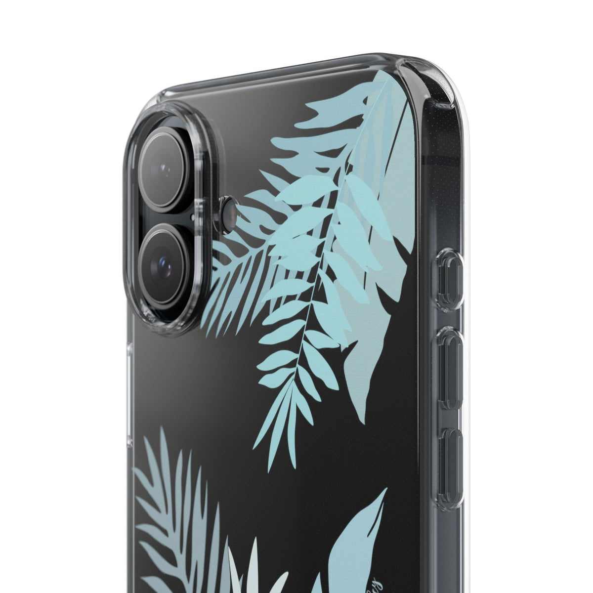 Whispering Leaves (Blue) CLEAR Case