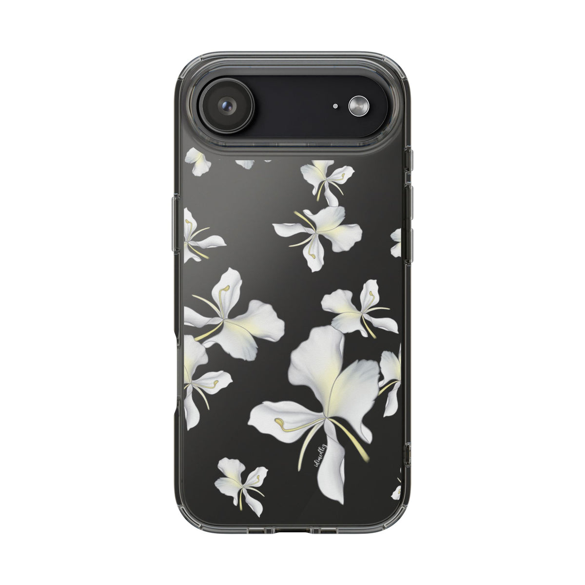 Awapuhi Butterfly Ginger Falling Flowers CLEAR Case
