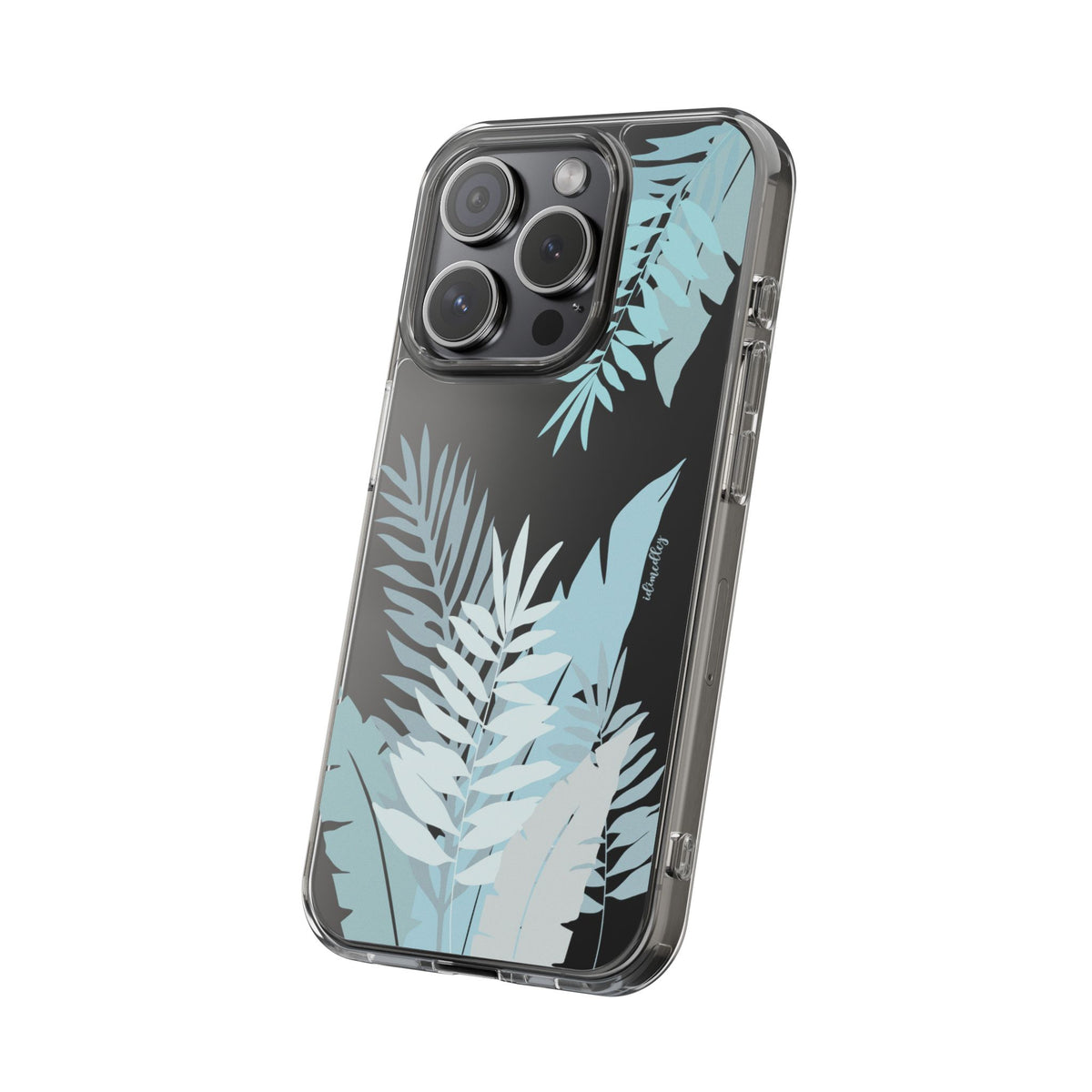 Whispering Leaves (Blue) CLEAR Case