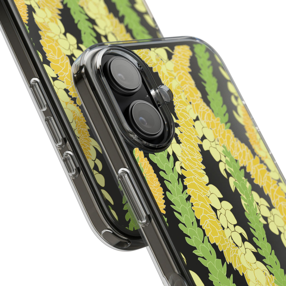 Triple Strand Ilima, Pakalana and Puakenikeni Lei CLEAR Case