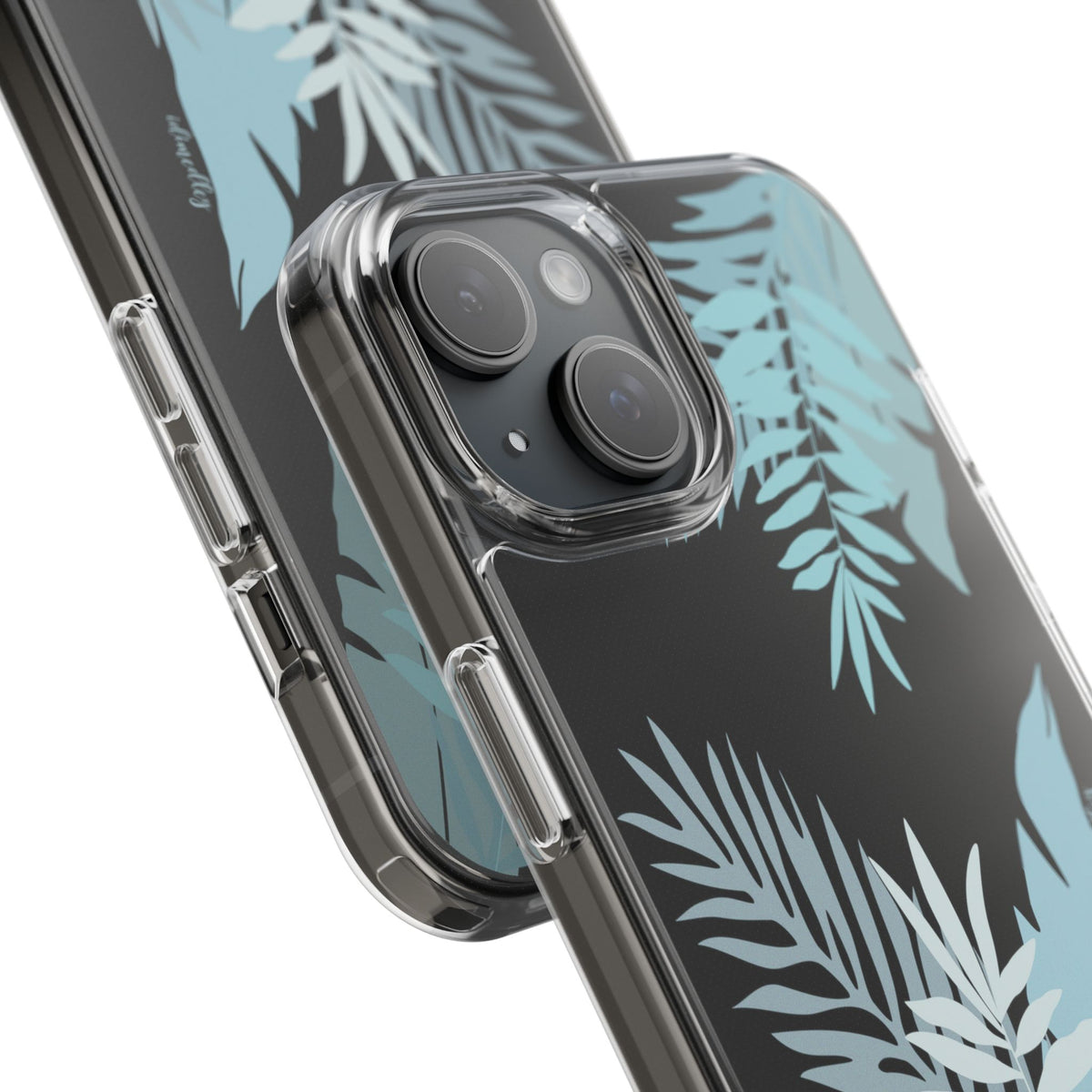 Whispering Leaves (Blue) CLEAR Case
