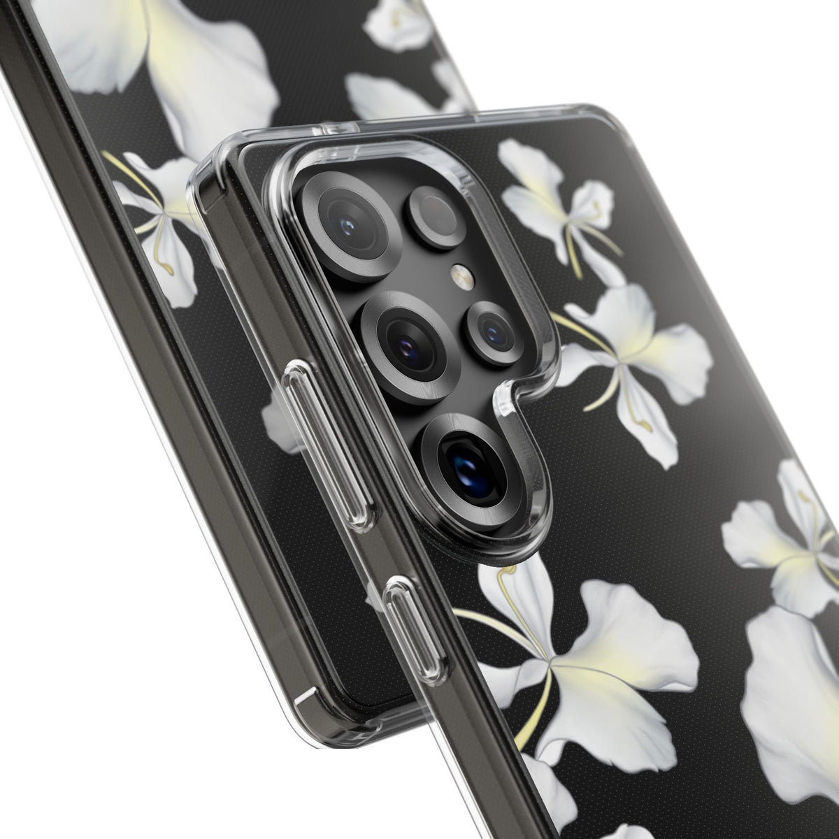 Awapuhi Butterfly Ginger Falling Flowers CLEAR Case