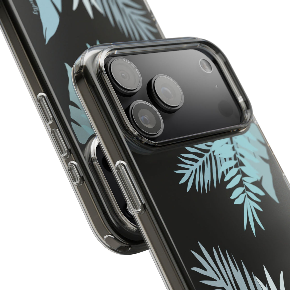 Whispering Leaves (Blue) CLEAR Case
