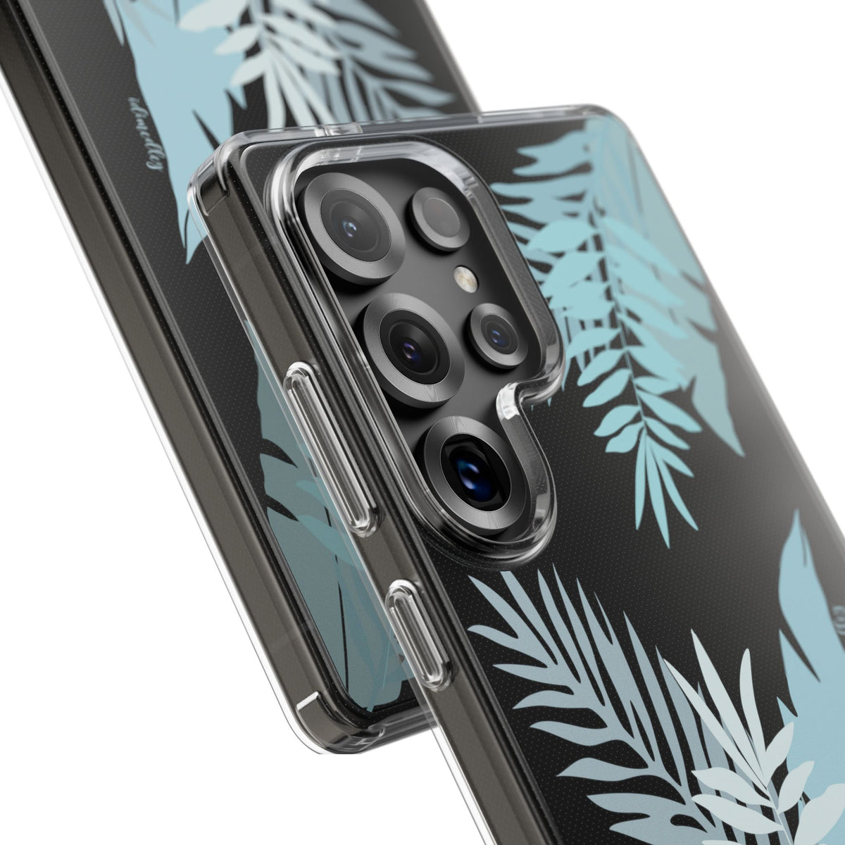Whispering Leaves (Blue) CLEAR Case