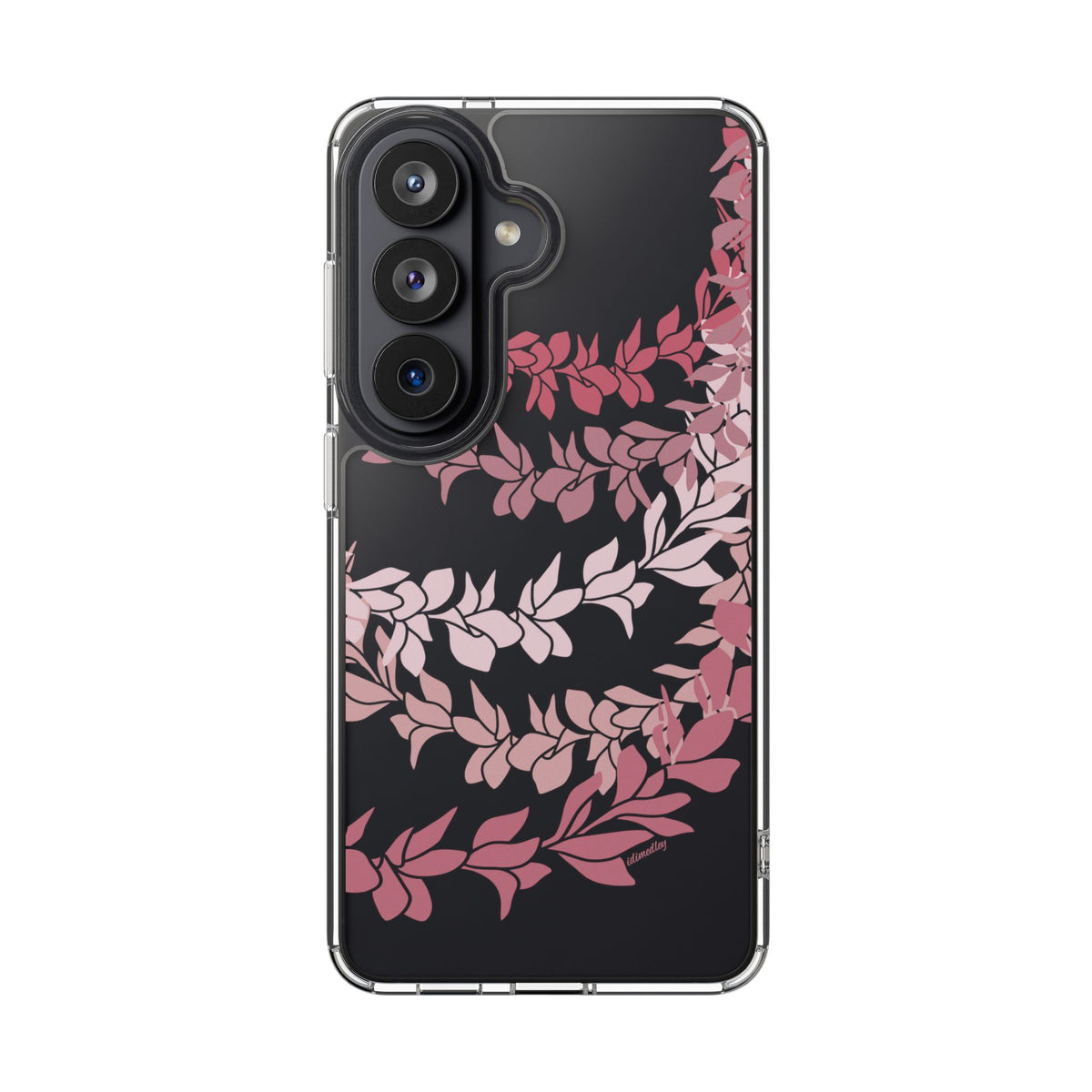 Plumeria Lei in Color Me Pinks CLEAR Case