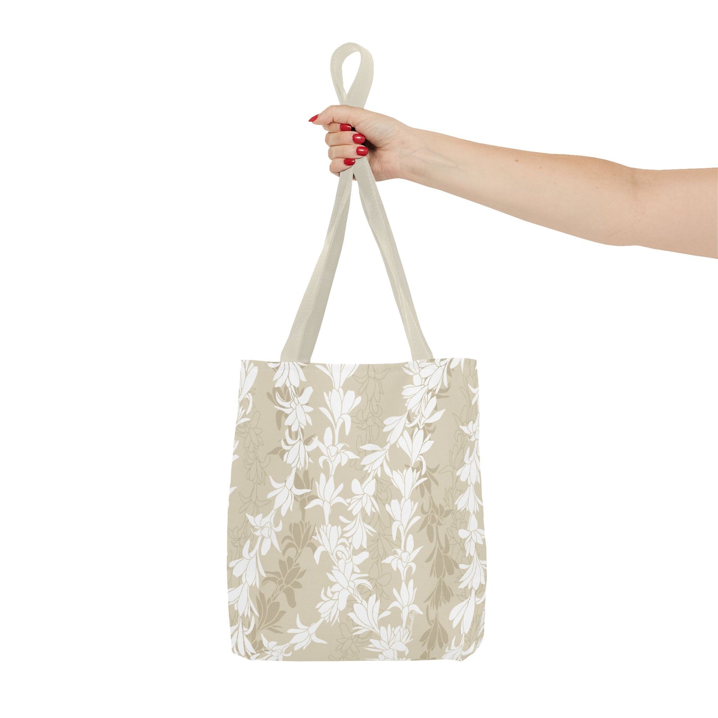 Tote bag- Tuberoses for Nohea (Sand)