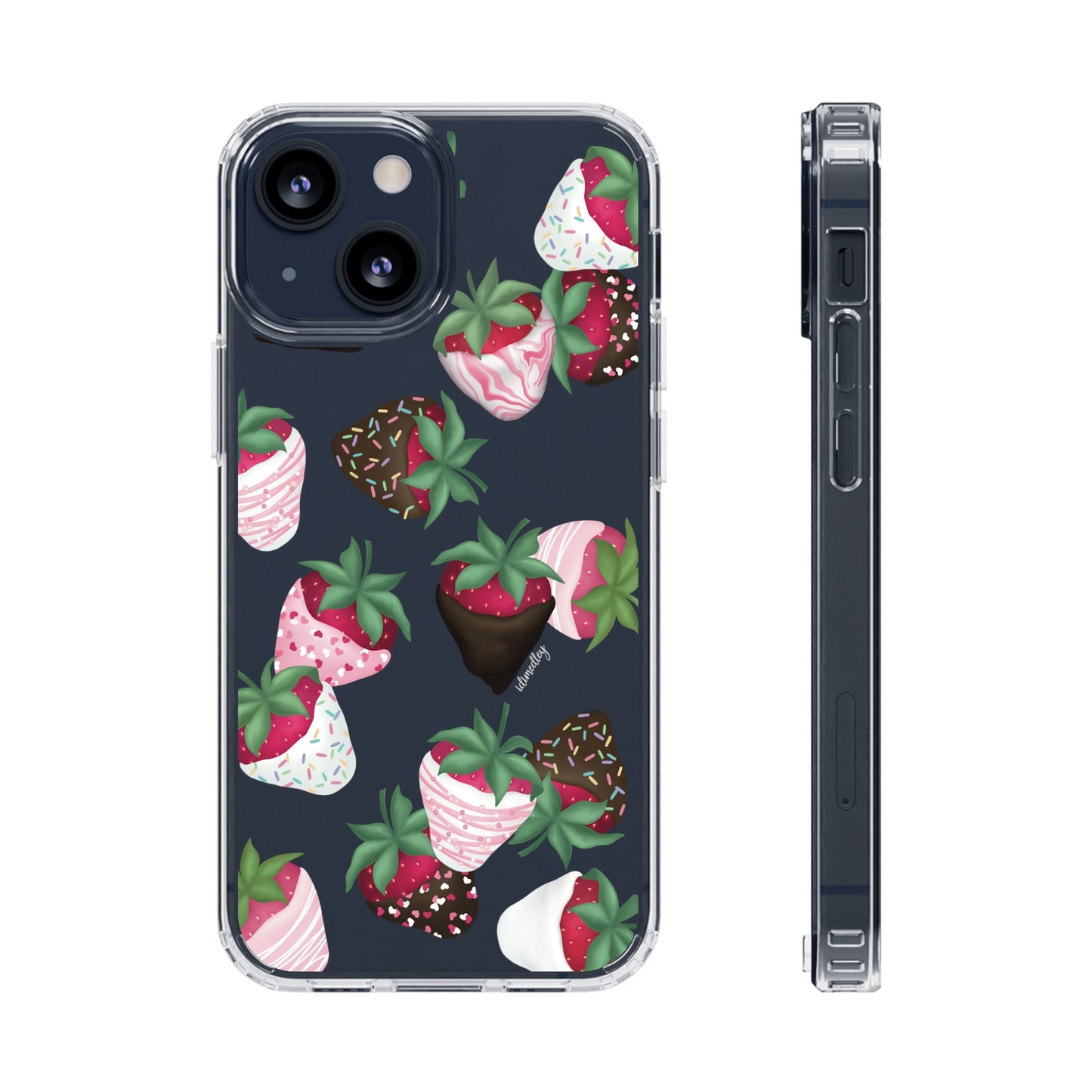 Strawberry Dipped Confections CLEAR Case