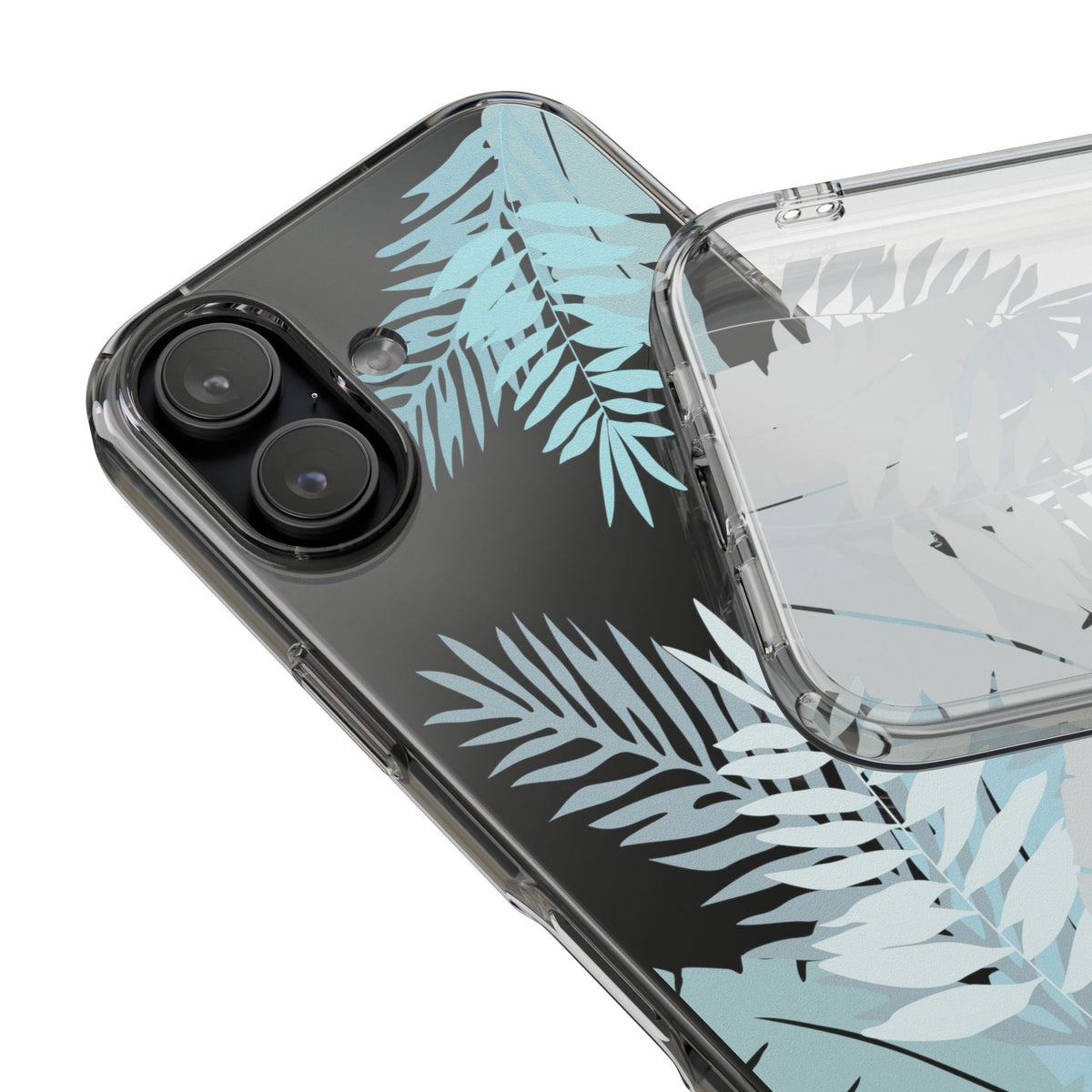 Whispering Leaves (Blue) CLEAR Case