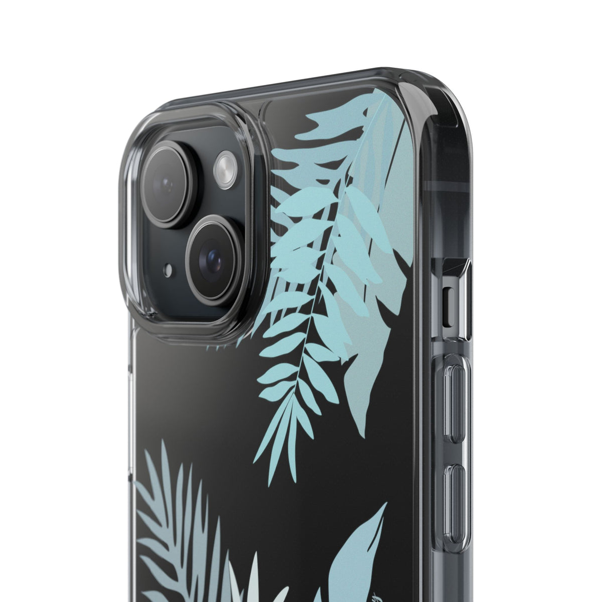 Whispering Leaves (Blue) CLEAR Case