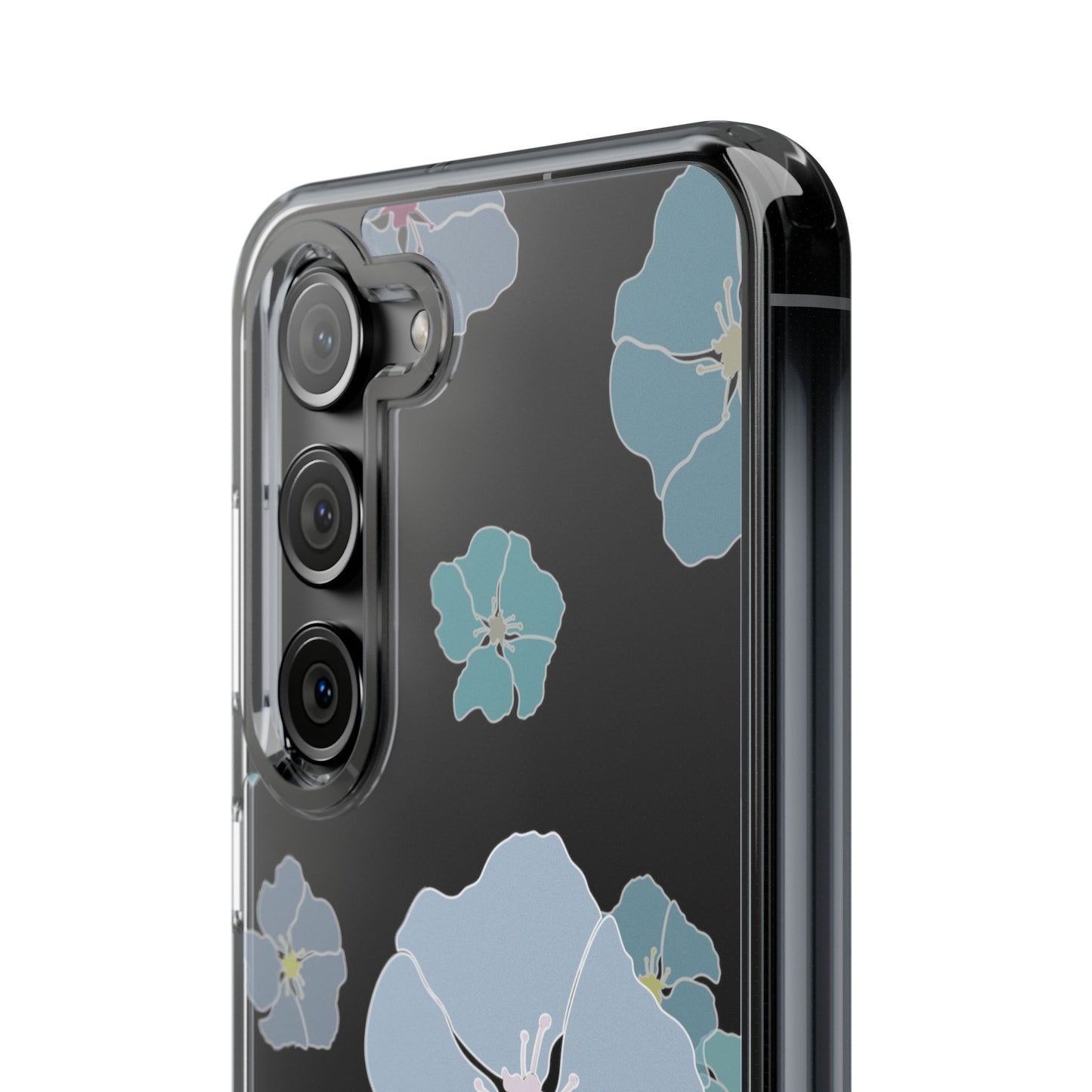 Ilima Flowers Blue CLEAR Case