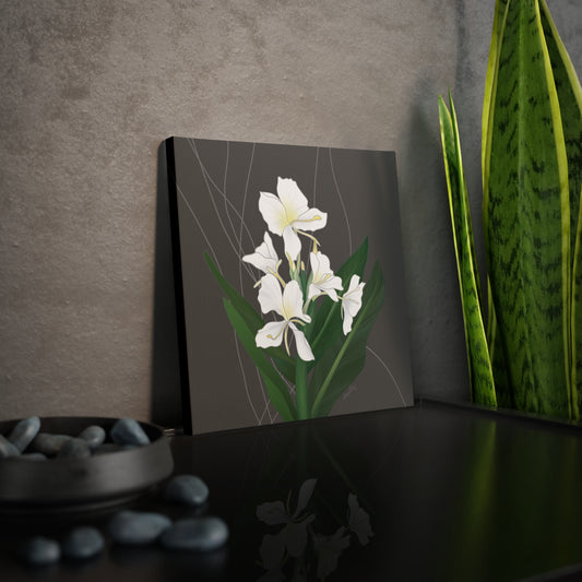 Canvas Photo Tile- Awapuhi Butterfly Ginger