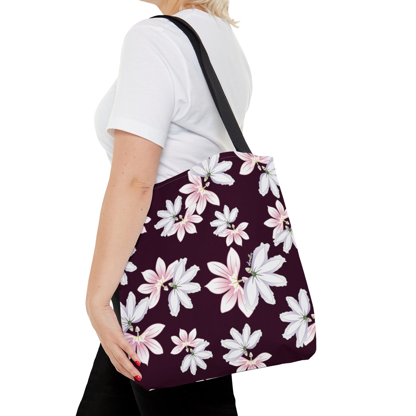 Tote bag- Naupaka Love Story (Wine)