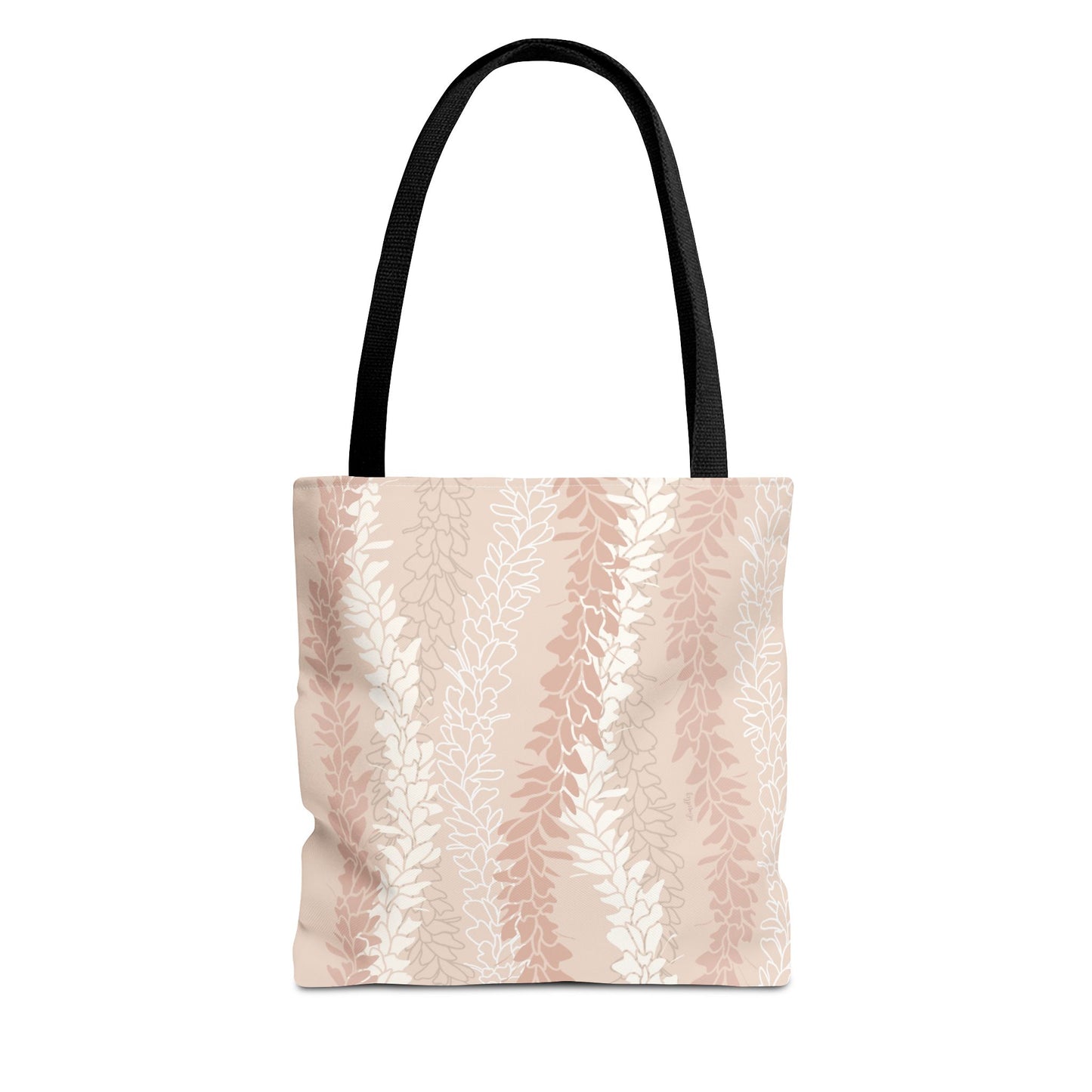 Tote bag- White Ginger Kisses in Peach